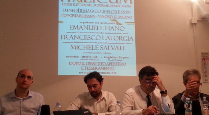 ITALICUM: LA GRANDE POLITICA A PORTA ROMANA – LE FOTO