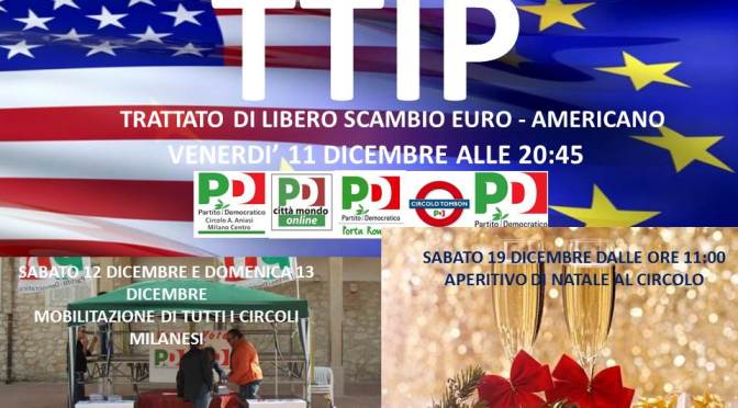 DICEMBRE AL CIRCOLO: I PROSSIMI APPUNTAMENTI