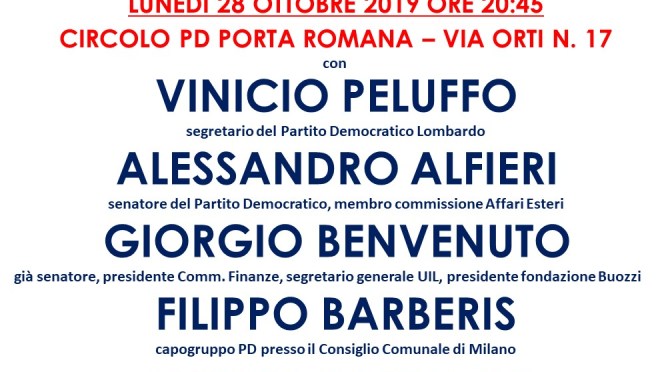 LUNEDI’ 28 OTTOBRE ORE 20:45 AL CIRCOLO – MANOVRA ECONOMICA E RIFORMA FISCALE